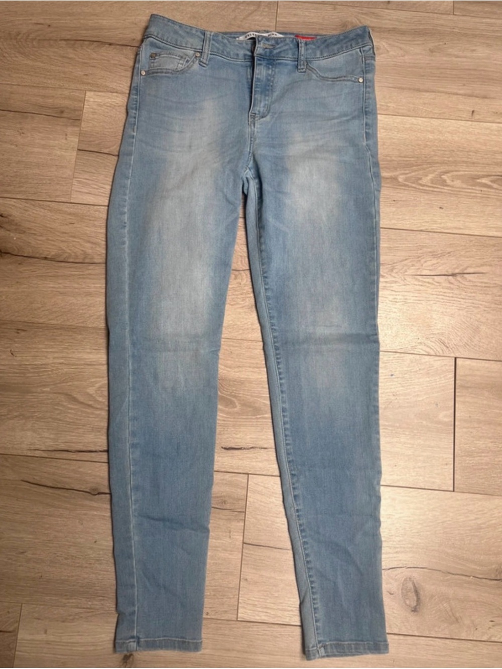 Celebrity Pink Light Blue High-Rise Stretch Skinny Jeans